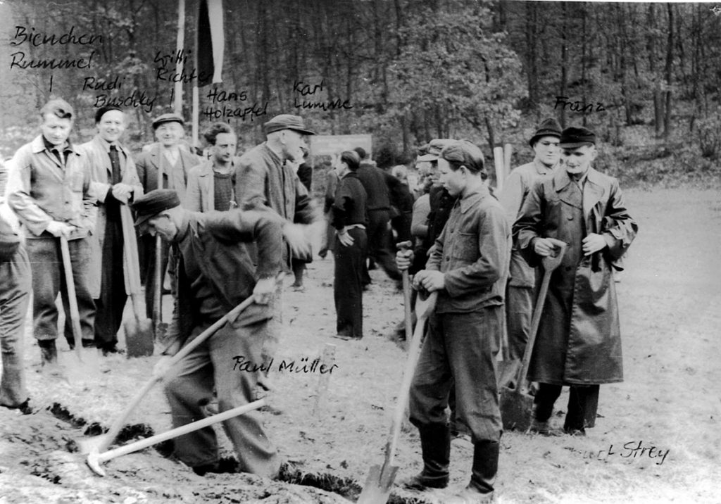 Arbeitseinsatz 1954